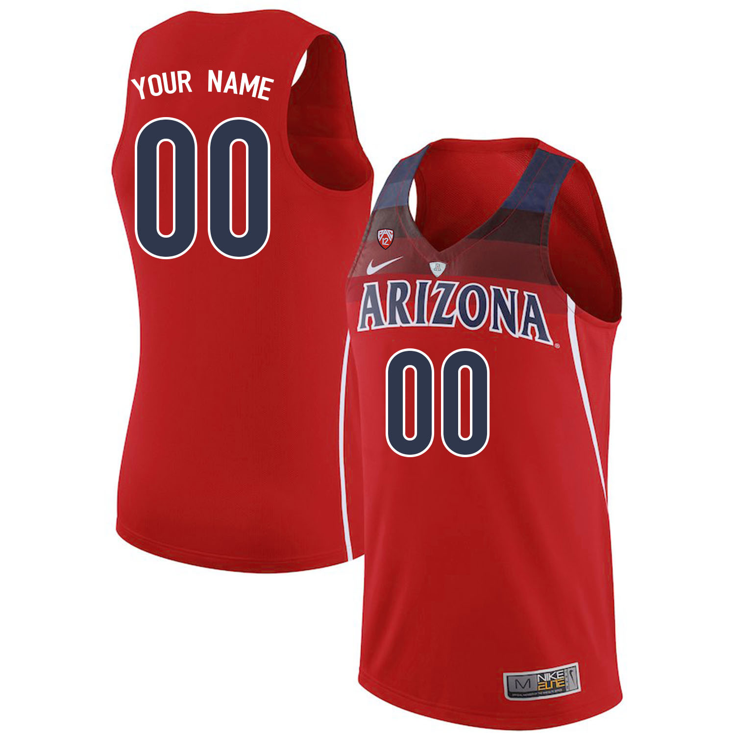 Custom Arizona Wildcats Name And Number College Basketball Jerseys Stitched-Red